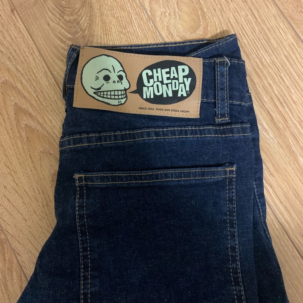 Cheap Monday Dark Wash Skinny Jeans